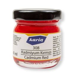 Karin Ebru Boyası 40 ml. 308 Cadmium Kırmızı - 1