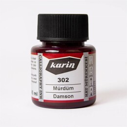 Karin Hat Mürekkebi 45 ml. 302 Mürdüm - 1