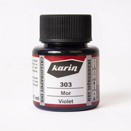 Karin Hat Mürekkebi 45 ml. 303 Mor - 1