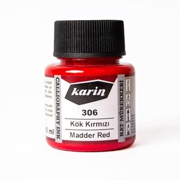 Karin Hat Mürekkebi 45 ml. 306 Kök Kırmızı - 1