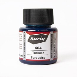 Karin Hat Mürekkebi 45 ml. 404 Turkuaz - 1