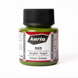 Karin Hat Mürekkebi 45 ml. 505 Koyu Zeytin - 1