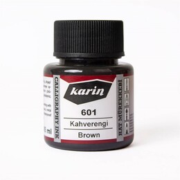 Karin Hat Mürekkebi 45 ml. 601 Kahverengi - 1