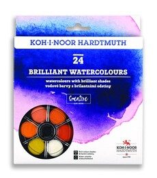 Koh-i Noor 4 Katlı Brilliant Sulu Boya Seti 24 Renk - 1