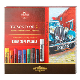 Koh-i Noor Toison D'or Extra Soft Pastel Boya Seti (Kalın) 24 Renk - 1