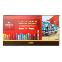 Koh-i Noor Toison D'or Extra Soft Pastel Boya Seti (Kalın) 48 Renk - 1