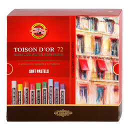 Koh-i Noor Toison D'or Soft Pastel Boya Seti 72 Renk - 1