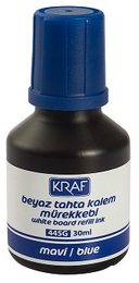 Kraf Beyaz Tahta Kalemi Mürekkebi 30 ml. MAVİ - 1