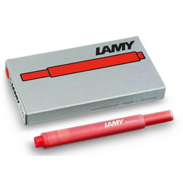 Lamy T10 Dolma Kalem Kartuşu 5'li Kutu KIRMIZI - 1