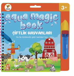 Lino Aqua Magic Book Sihirli Boyama Kitabı ÇİFTLİK - 1