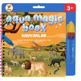 Lino Aqua Magic Book Sihirli Boyama Kitabı HAYVANLAR - 1