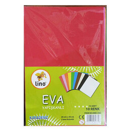 Lino Eva Yapışkanlı 20x30 Cm. Karışık Renk 10'Lu (RBE-300) - 1