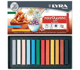 Lyra Polycrayons Soft - Toz Pastel Boya Seti 12 Renk - 1