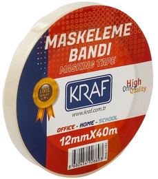 Kraf Maskeleme Bandı 12 mm. - 1