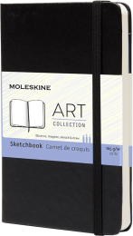 Moleskine Art Sketchbook Sert Kapak Eskiz Çizim Defteri 11.5x18 cm. 165 gr. 80 Sayfa Siyah - 1