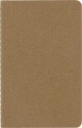 Moleskine Chaier 3'lü Günlük Defter Çizgili Cep Boy 9x14 cm. 64 Sayfa Kraft - 7