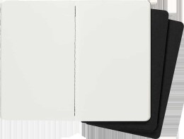 Moleskine Chaier 3'lü Günlük Defter Çizgisiz L Boy 13x21 cm. 80 Sayfa Siyah - 6