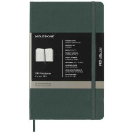 Moleskine Pro Notebook Sert Kapak Defter L Boy 13x21 cm. 240 Sayfa Orman Yeşili - 1