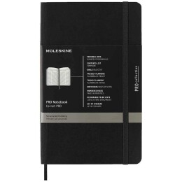 Moleskine Pro Notebook Yumuşak Kapak Defter L Boy 13x21 cm. 192 Sayfa Siyah - 1