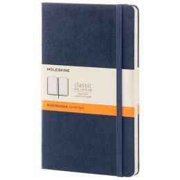 Moleskine Sert Kapak Çizgili Defter L Boy 13x21 cm. 240 Sayfa Safir Mavi - 1