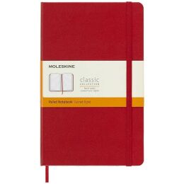 Moleskine Sert Kapak Çizgili Defter L Boy 13x21 cm. 240 Sayfa Scarlet Kırmızı - 1