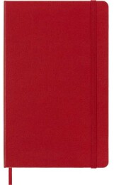 Moleskine Sert Kapak Çizgili Defter L Boy 13x21 cm. 240 Sayfa Scarlet Kırmızı - 6