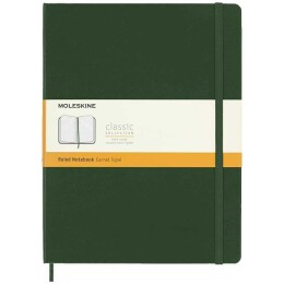 Moleskine Sert Kapak Çizgili Defter XL Boy 19x25 cm. 192 Sayfa Mersin Yeşili - 1