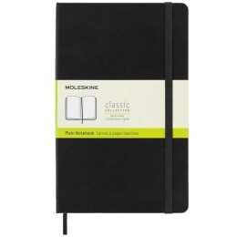 Moleskine Sert Kapak Çizgisiz Defter L Boy 13x21 cm. 240 Sayfa Siyah - 1