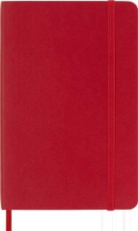 Moleskine Yumuşak Kapak Çizgili Defter Cep Boy 9x14 cm. 192 Sayfa Scarlet Kırmızı - 6