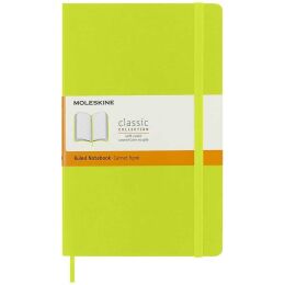 Moleskine Yumuşak Kapak Çizgili Defter L Boy 13x21 cm. 192 Sayfa Limon Yeşili - 1