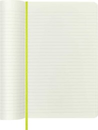 Moleskine Yumuşak Kapak Çizgili Defter L Boy 13x21 cm. 192 Sayfa Limon Yeşili - 4