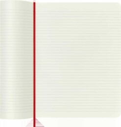 Moleskine Yumuşak Kapak Çizgili Defter XL Boy 19x25 cm. 192 Sayfa Scarlet Kırmızı - 4