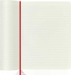 Moleskine Yumuşak Kapak Çizgili Defter XL Boy 19x25 cm. 192 Sayfa Scarlet Kırmızı - 4