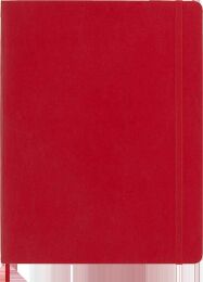 Moleskine Yumuşak Kapak Çizgili Defter XL Boy 19x25 cm. 192 Sayfa Scarlet Kırmızı - 5