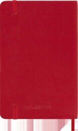 Moleskine Yumuşak Kapak Çizgisiz Defter Cep Boy 9x14 cm. 192 Sayfa Scarlet Kırmızı - 2