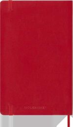 Moleskine Yumuşak Kapak Çizgisiz Defter L Boy 13x21 cm. 192 Sayfa Scarlet Kırmızı - 2