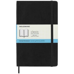 Moleskine Yumuşak Kapak Noktalı Defter L Boy 13x21 cm. 192 Sayfa Siyah - 1