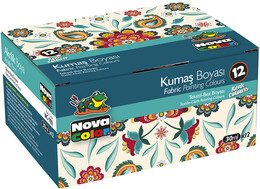 Nova Color Kumaş Boyası Seti 12 Renk x 30 ml. - 1