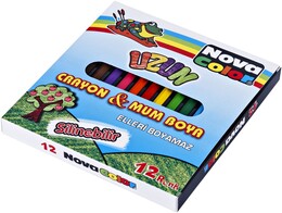 Nova Color Mum Boya 12 Renk Uzun - 1