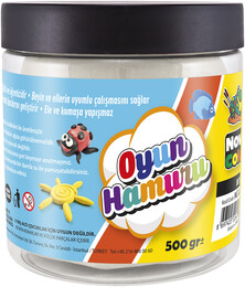 Nova Color Oyun Hamuru Tek Renk Kova 500 gr. Beyaz - 1