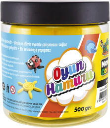 Nova Color Oyun Hamuru Tek Renk Kova 500 gr. Sarı - 1