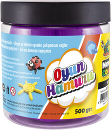 Nova Color Oyun Hamuru Tek Renk Kova 500 gr. Mor - 1