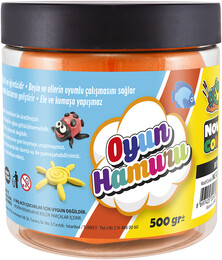 Nova Color Oyun Hamuru Tek Renk Kova 500 gr. Turuncu - 1