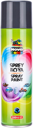 Nova Color Sprey Boya 200 ml. GRİ - 1