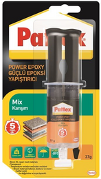 Pattex Power Epoxy Güçlü Epoksi Yapıştırıcı Mix Karışım 27 gr. - 1