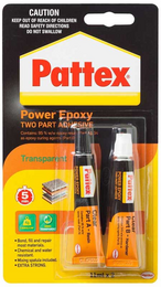 Pattex Power Epoxy İki Kompenantlı Güçlü Epoksi Yapıştırıcı 2x11 ml. - 1