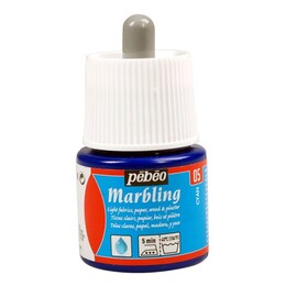 Pebeo Marbling Ebru Boyası 45 ml. 05 Cyan - 1