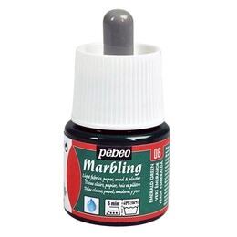 Pebeo Marbling Ebru Boyası 45 ml. 06 Emerald Green - 1