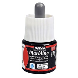 Pebeo Marbling Ebru Boyası 45 ml. 09 Black - 1