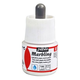 Pebeo Marbling Ebru Boyası 45 ml. 10 White - 1